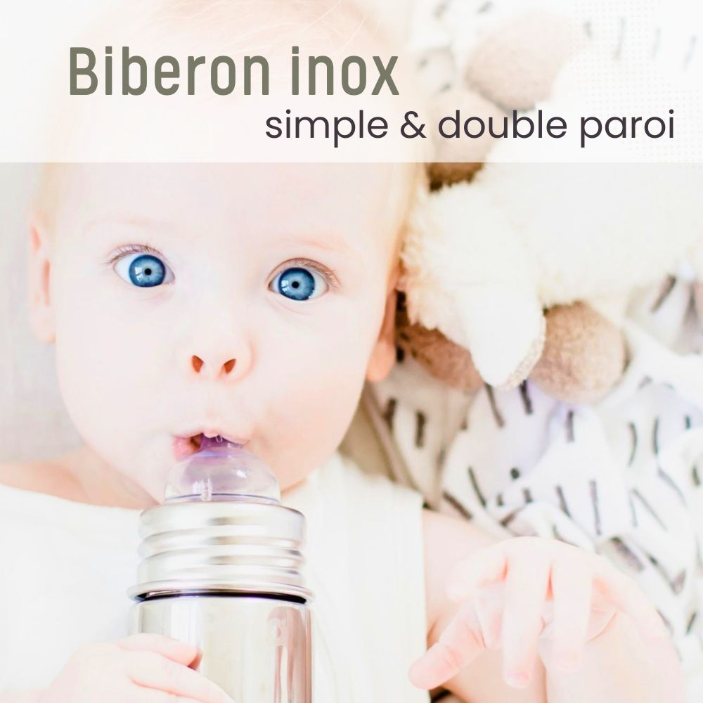 sans-bpa.com propose des biberons inox z&eacute;ro plastique pour votre enfant : d&eacute;couvrez notre gamme PURA et Organic Kidz